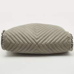 Pre Owned Stella McCartney Grey Faux Leather Small Falabella Tote