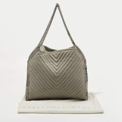 Pre Owned Stella McCartney Grey Faux Leather Small Falabella Tote