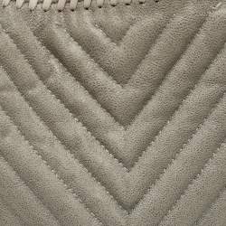 Pre Owned Stella McCartney Grey Faux Leather Small Falabella Tote