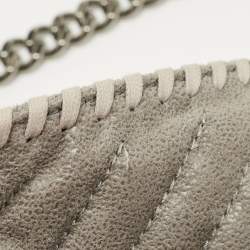 Pre Owned Stella McCartney Grey Faux Leather Small Falabella Tote