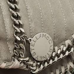 Pre Owned Stella McCartney Grey Faux Leather Small Falabella Tote