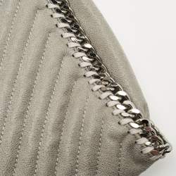 Pre Owned Stella McCartney Grey Faux Leather Small Falabella Tote