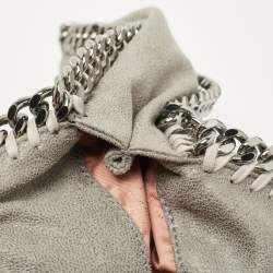 Pre Owned Stella McCartney Grey Faux Leather Small Falabella Tote