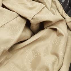 Pre Owned Stella McCartney Black Woven Faux Suede Large Falabella Tote