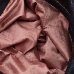 Pre Owned Stella McCartney Black Faux Leather Falabella Tote