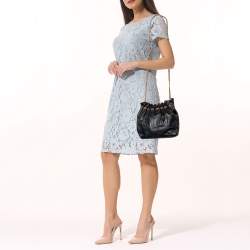 Stella McCartney Black Faux Leather Noma Bucket Bag