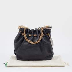 Stella McCartney Black Faux Leather Noma Bucket Bag