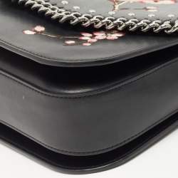 Pre Owned Stella McCartney Black Faux Leather Falabella Box Shoulder Bag