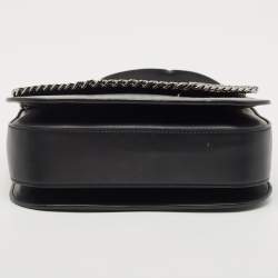 Pre Owned Stella McCartney Black Faux Leather Falabella Box Shoulder Bag