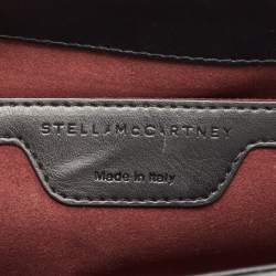 Pre Owned Stella McCartney Black Faux Leather Falabella Box Shoulder Bag