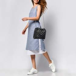 Pre Owned Stella McCartney Metallic Faux Suede Mini Falabella Tote