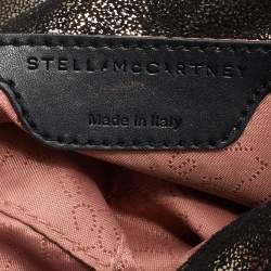 Pre Owned Stella McCartney Metallic Faux Suede Mini Falabella Tote