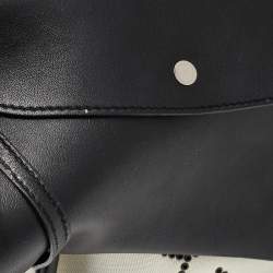 Pre Owned Stella McCartney Off White Canvas and Faux Leather Stella Logo Tote