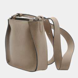 Pre Owned Stella McCartney Logo Vegan Leather Mini Tote