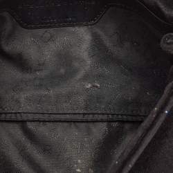 Pre Owned Stella McCartney Black Glitter Velvet Falabella Crossbody Bag 