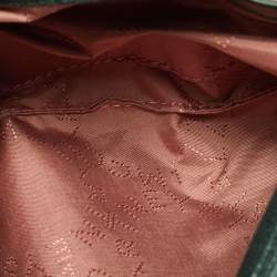 Pre Owned Stella McCartney Green Faux Suede Falabella Shoulder Bag