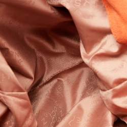 Pre Owned Stella McCartney Orange Faux Leather Small Falabella Tote