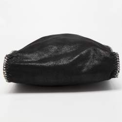 Pre Owned Stella McCartney Black Faux Leather Large Falabella Tote