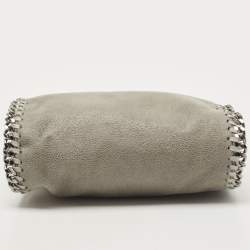 Pre Owned Stella McCartney Grey Faux Suede Mini Falabella Tote
