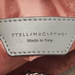 Pre Owned Stella McCartney Grey Faux Suede Mini Falabella Tote
