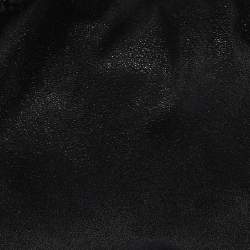 Pre Owned Stella McCartney Black Faux Leather Mini Falabella Tote