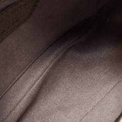 Pre Owned Stella McCartney Metallic Green Faux Leather Stella Star Crossbody Bag