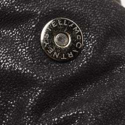 Pre Owned Stella McCartney Black Faux Leather Large Falabella Tote