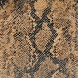 Pre Owned Stella McCartney Beige/Black Python Embossed Faux Leather Mini Falabella Tote