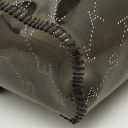 Pre Owned Stella McCartney Black PVC and Leather Monogram Stella Tote
