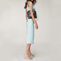 Pre Owned Stella McCartney Black PVC and Leather Monogram Stella Tote