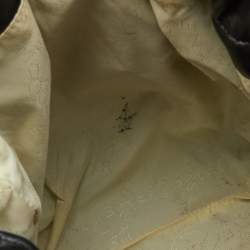 Pre Owned Stella McCartney Black PVC and Leather Monogram Stella Tote