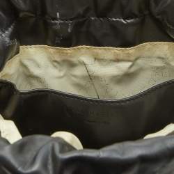 Pre Owned Stella McCartney Black PVC and Leather Monogram Stella Tote