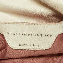 Pre Owned Stella McCartney Beige Faux Suede Embellished Falabella Tote