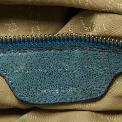 Pre Owned Stella McCartney Blue Faux Leather Small Falabella Tote