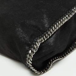 Pre Owned Stella McCartney Black Faux Suede Falabella Tote
