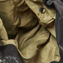 Pre Owned Stella McCartney Black Faux Suede Falabella Tote