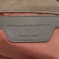 Pre Owned Stella McCartney Grey Faux Suede Mini Falabella Tote