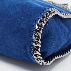 Stella McCartney Blue Faux Leather Mini Falabella Tote