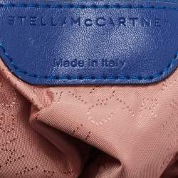 Stella McCartney Blue Faux Leather Mini Falabella Tote