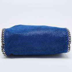 Stella McCartney Blue Faux Leather Mini Falabella Tote