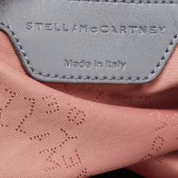 Pre Owned Stella McCartney Grey Faux Suede Falabella Fold Over Tote