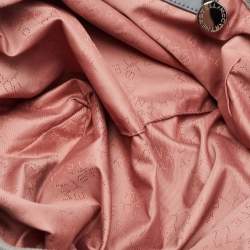 Pre Owned Stella McCartney Grey Faux Suede Falabella Fold Over Tote