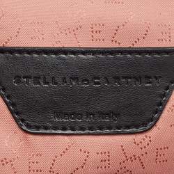 Pre Owned Stella McCartney Black Faux Leather Falabella Backpack