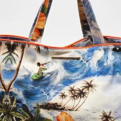 Stella McCartney MultiColor Beach Printed Canvas Vanessa Tote