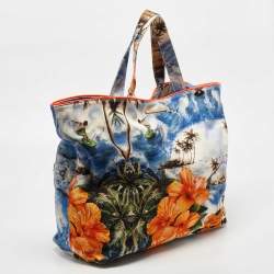 Stella McCartney MultiColor Beach Printed Canvas Vanessa Tote