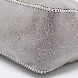 Pre Owned Stella McCartney Grey Faux Suede Falabella Shoulder Bag