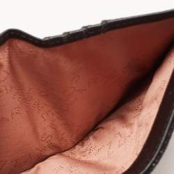 Stella McCartney Black Faux Leather Falabella Trifold Wallet