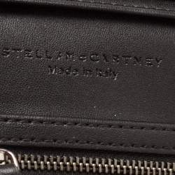Stella McCartney Black Faux Leather Falabella Trifold Wallet