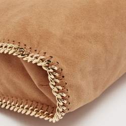 Pre Owned Stella McCartney Tan Faux Suede Falabella Shoulder Bag