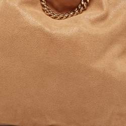 Pre Owned Stella McCartney Tan Faux Suede Falabella Shoulder Bag